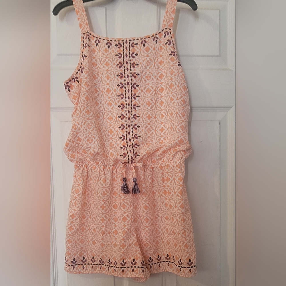 Sequin Hearts Girls Romper